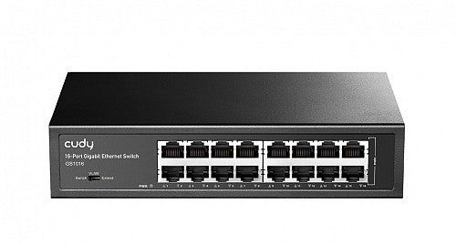 Cudy GS1016 16-Port Gigabit Ethernet Switch R/M with UK Plug Cudy GS1016 16-Port Gigabit Ethernet Switch R/M with UK Plug